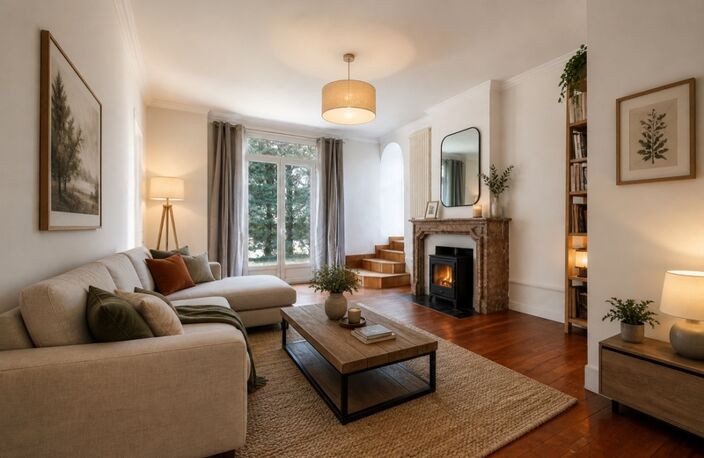 Maison bourgeoise de caractère – 200 m² – 6 chambres – Terrain arboré 712 m² — photo 4
