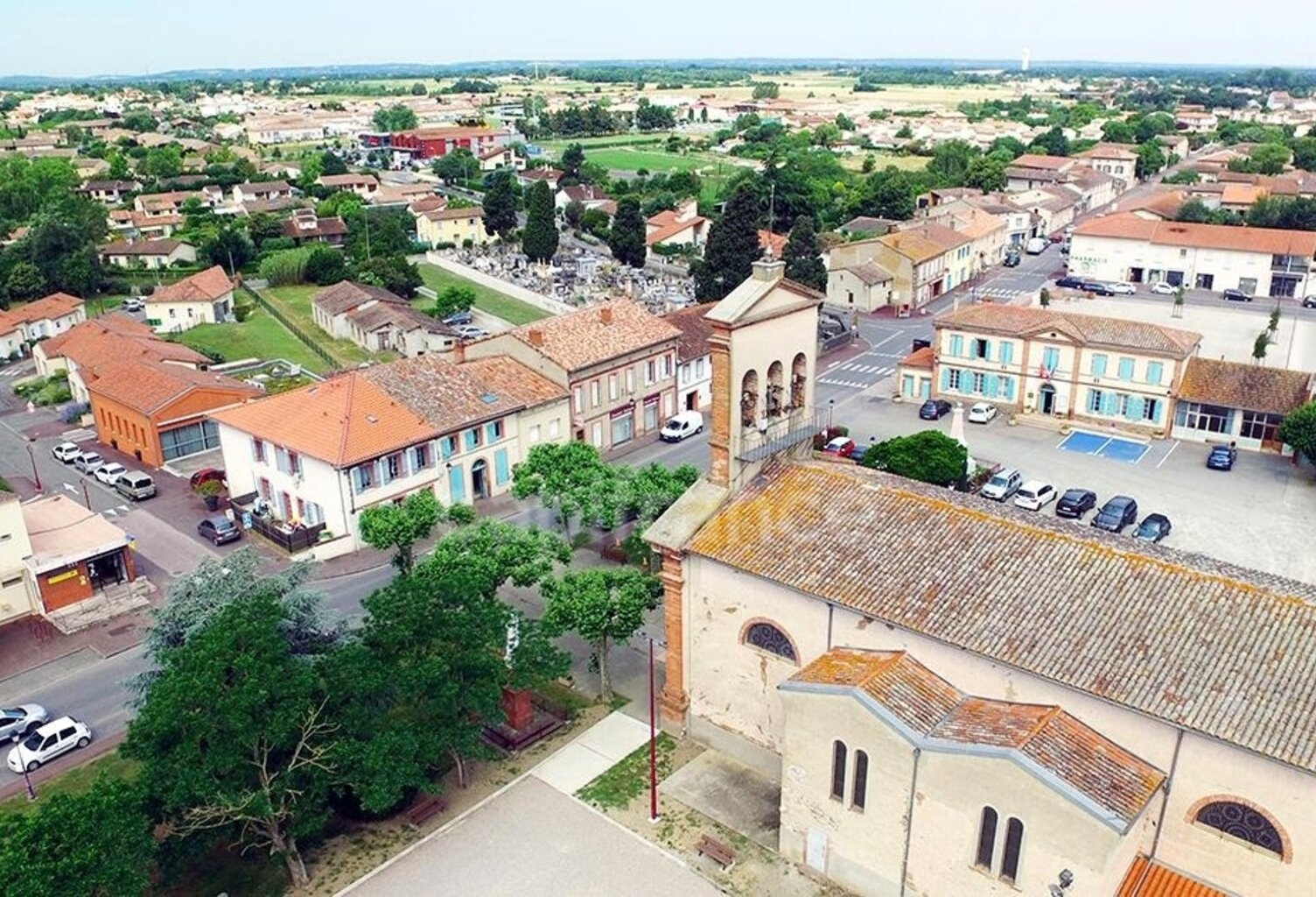 MERVILLE – Terrain à bâtir 949 m² – Environnement calme – 20 min Airbus & Aéroport Toulouse-Blagnac — photo 1