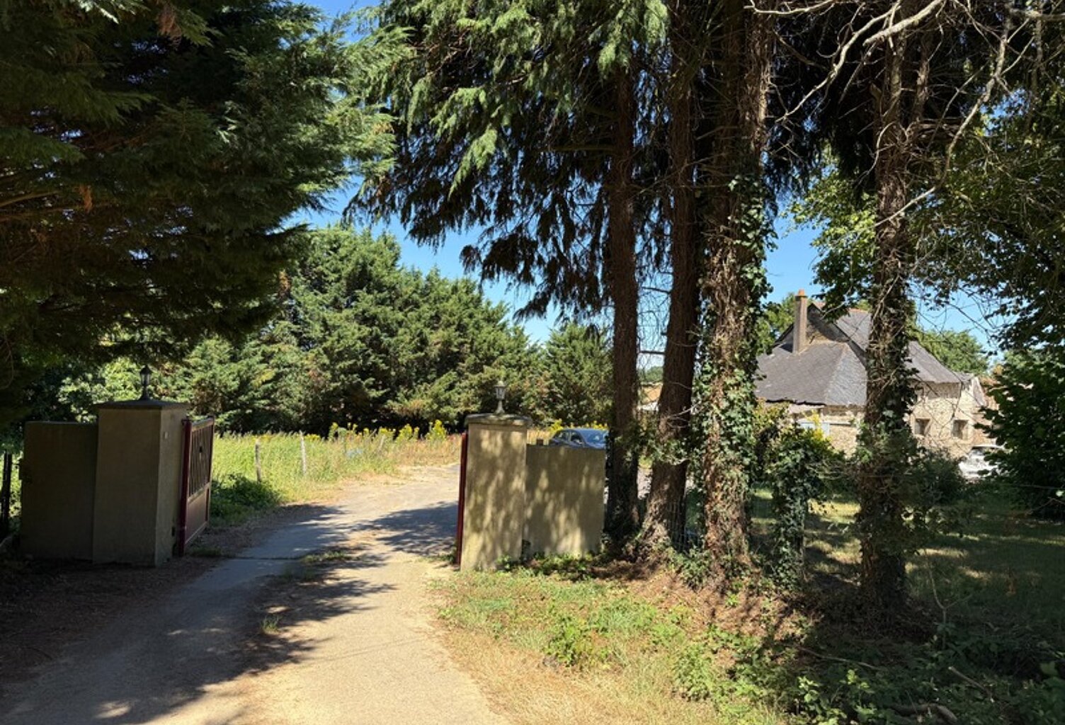 Longère en pierre – 150,76 m² – 6 pièces – 5 chambres – Terrain 6 345 m² – Dépendances – Hangar – Sous-sol complet — photo 1