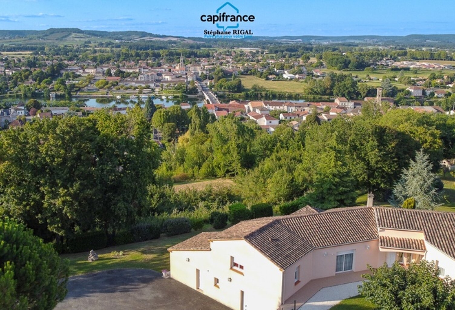 Propriete à vendre 6 pièces PENNE D'AGENAIS (47) Maison de 175m2 habitables + sous-sol sur 5245m2 de terrain — photo 1