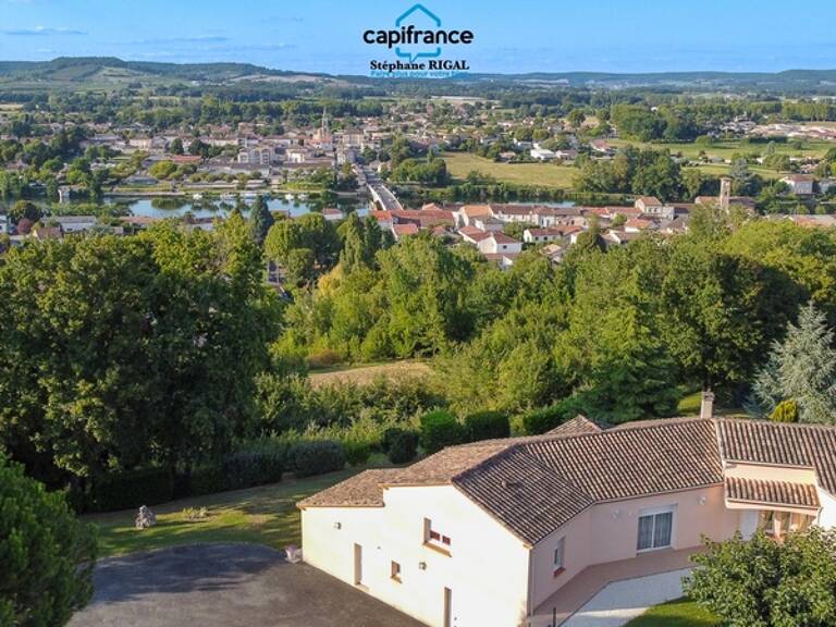 Propriete à vendre 6 pièces PENNE D'AGENAIS (47) Maison de 175m2 habitables + sous-sol sur 5245m2 de terrain — photo 1
