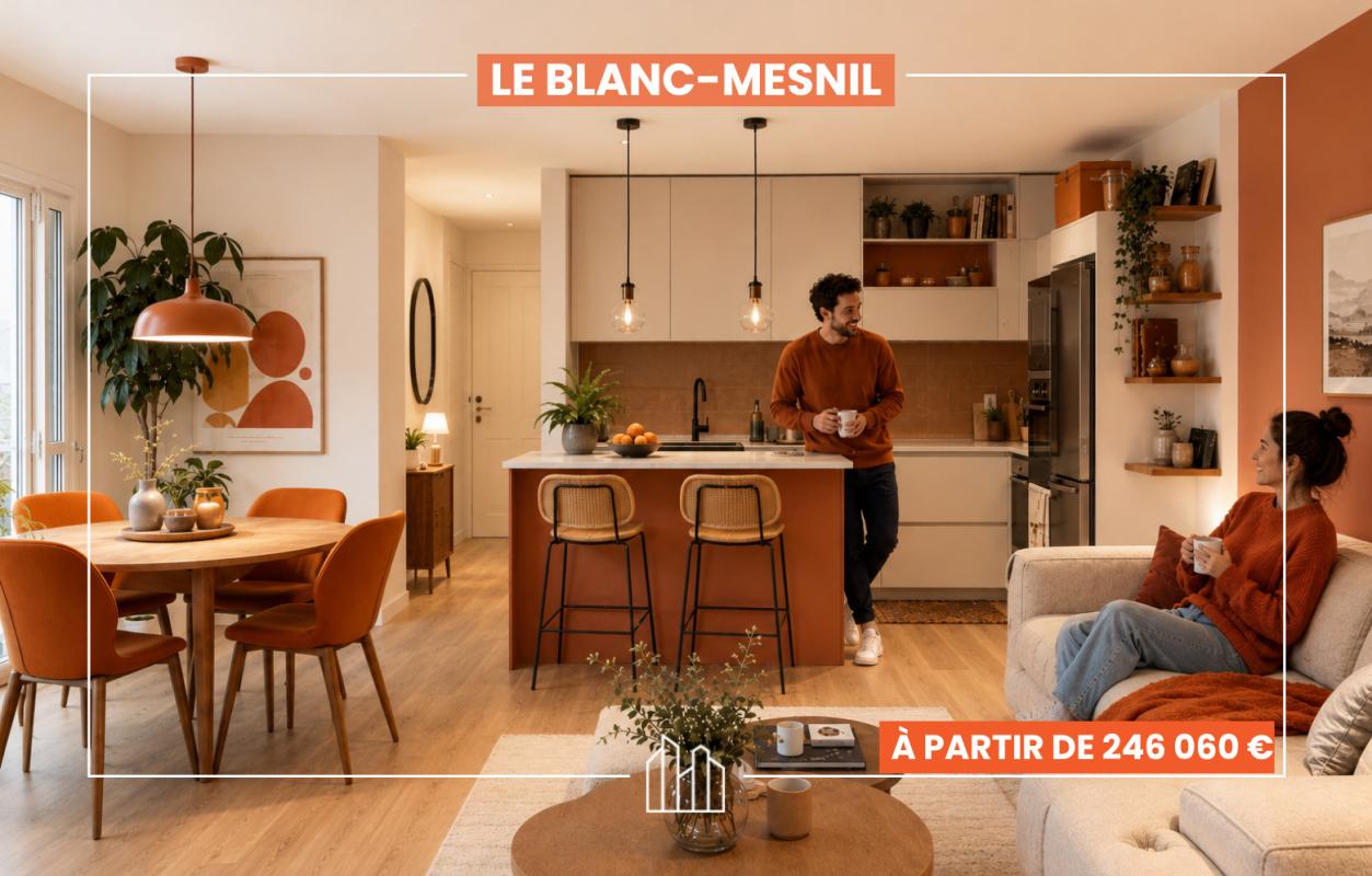 Appartement  T4 à vendre Blanc-Mesnil (Le) 93150