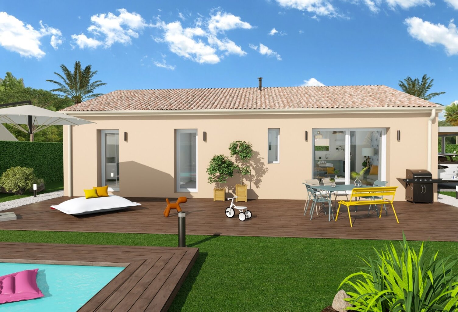 Vente maison à construire 85 m² Saint-Sorlin-en-Valloire (26210) — photo 1