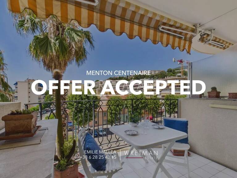 Studio avec terrasse, vue mer - Menton Centenaire — photo 1
