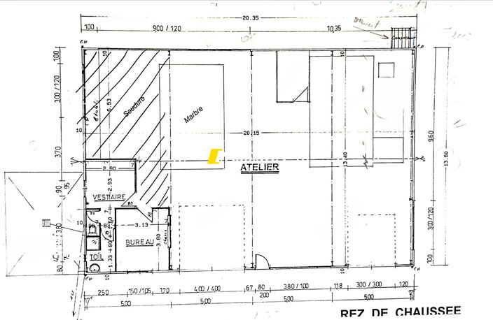 A VENDRE - Local commercial 270 m² et appartement de type 3 - SEVERAC D'AVEYRON — photo 2