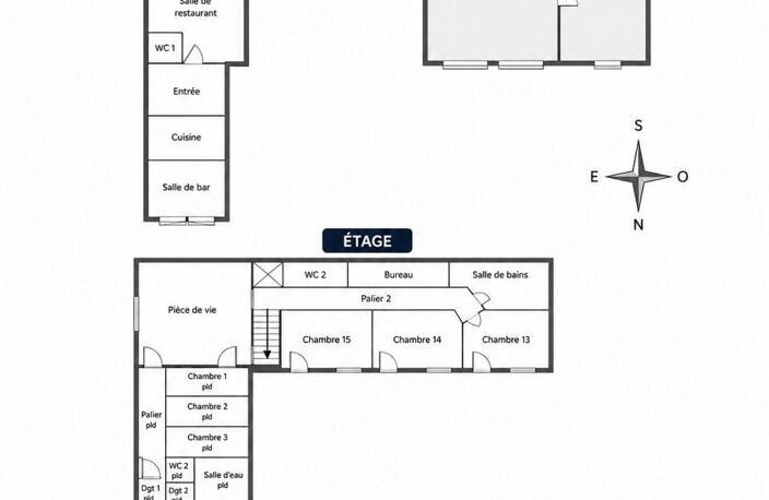 ensemble immobilier de plus de 400m² avec parking — photo 4