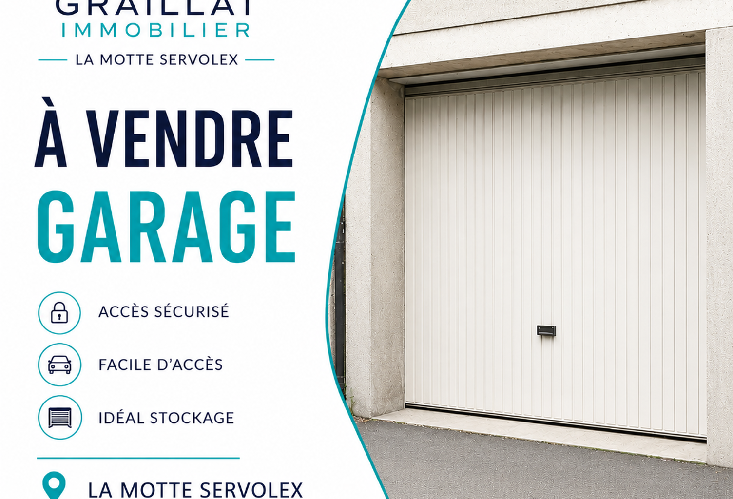 Garage à vendre - La Motte-Servolex 73290 – Box fermé — photo 1