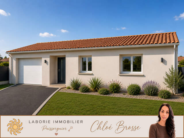 A VENDRE - MONTADY - VILLA NEUVE T4 DE 98 M2 SUR 260 M2 DE T — photo du bien
