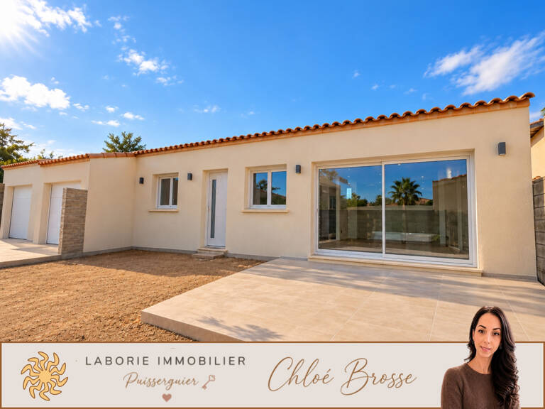 A VENDRE - MONTADY - VILLA NEUVE T4 DE 98 M2 SUR 260 M2 DE T — photo 1
