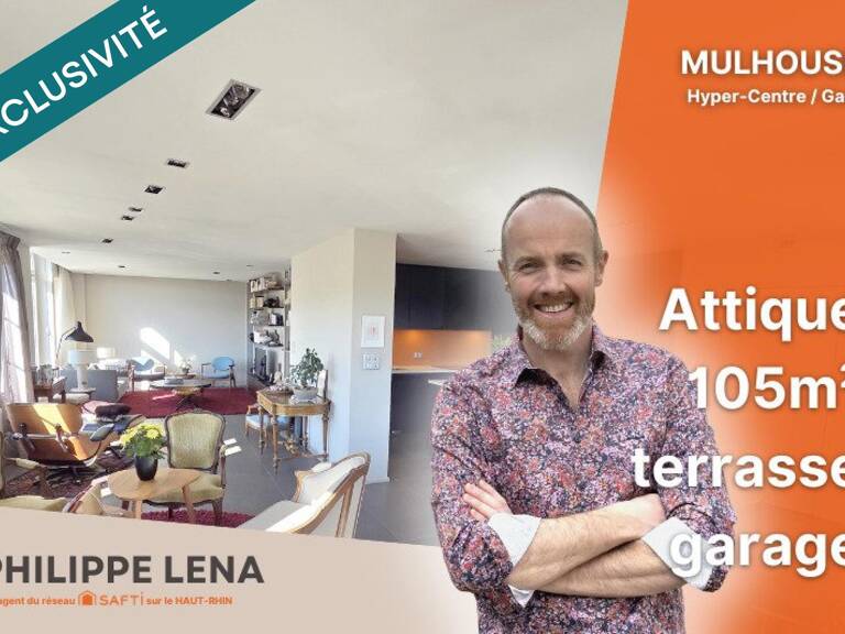 Bel attique 105m², 2 chambres, Bas Rebberg / gare — photo 1