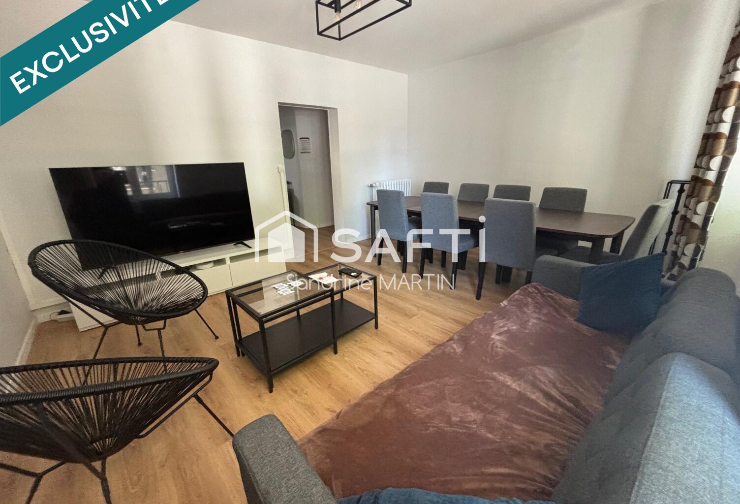 Appartement T5, 105m2, balcon et cave — photo 1