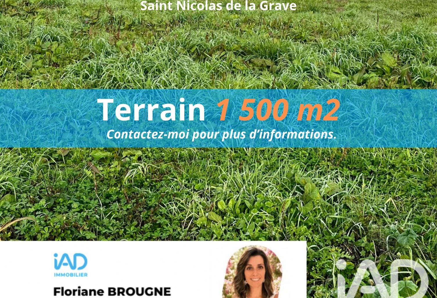Vente Terrain à bâtir 1 500 m&sup2; — photo 1