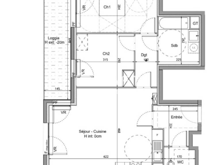 Appartement de 63 m² avec balcon et parking — photo 1
