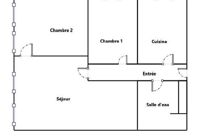 VENTE LYON 69001 - CANUT DE TYPE T3 DE 64M2 A POTENTIEL A 3MN A PIED DE LA PLACE DE LA CROIX ROUSSE — photo 2
