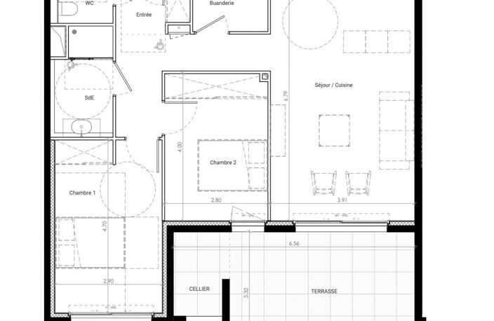 Vente Appartement 3 pièces — photo 3