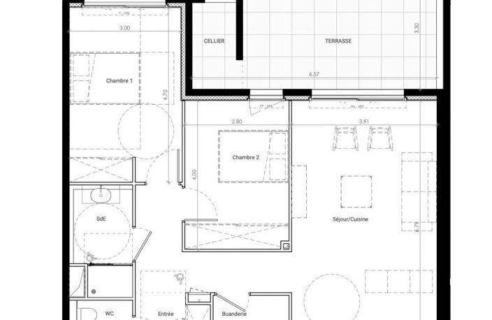 Vente Appartement 3 pièces — photo 3