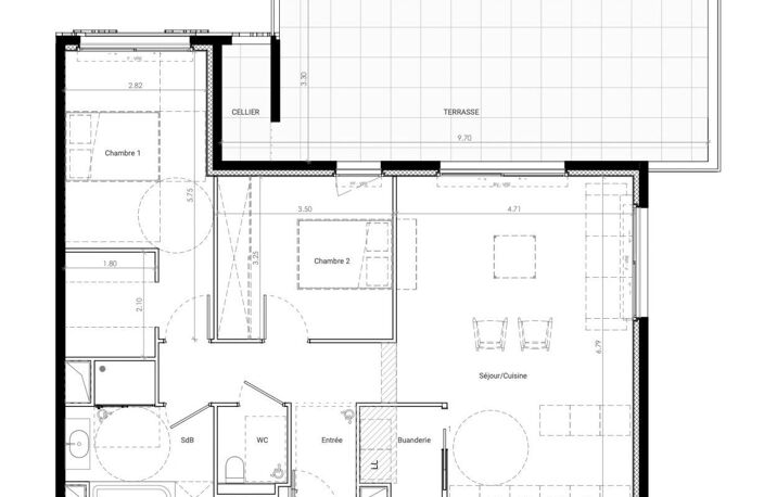 Vente Appartement 3 pièces — photo 3