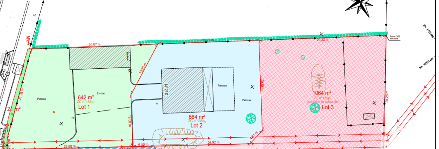 Terrain  1064 m² à vendre à Aix-en-Pévèle (59310)