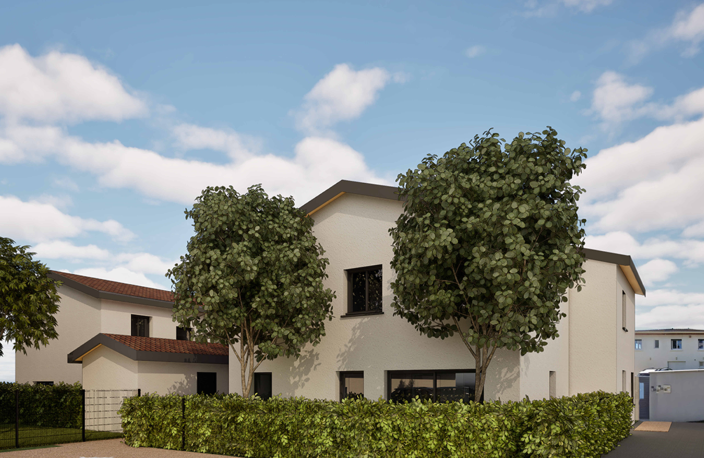 Centre de Craponne maison moderne de 110m2 avec jardin et stationnements. — photo 2