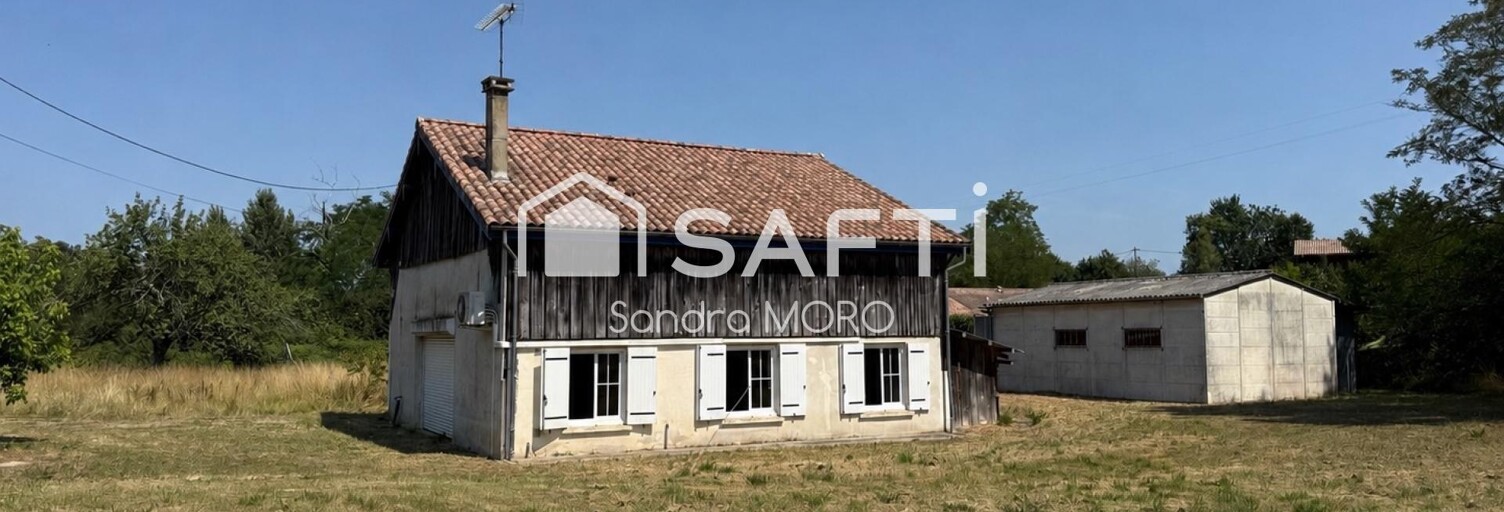 Maison 3 Pièces 47 m² à vendre à Pondaurat (33190)