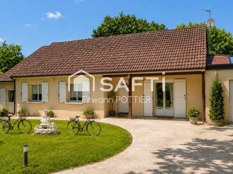 Pavillon de plain-pied avec véranda et vue dégagée sur la vallée de l'Yonne — photo 1