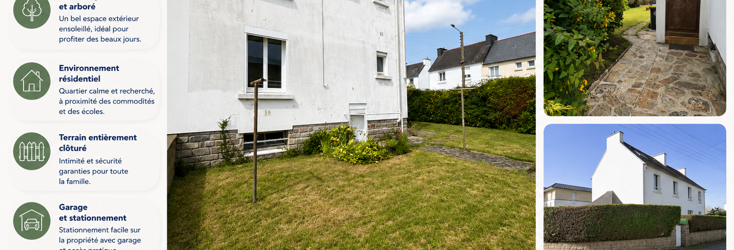 Maison 6 Pièces 105 m² à vendre à Concarneau (29900)