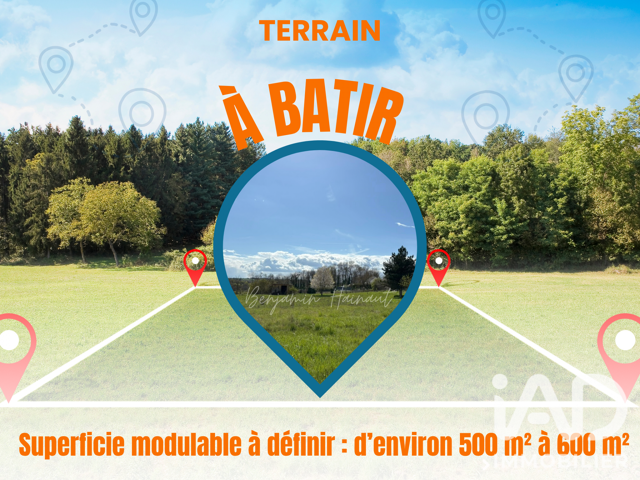 Vente Terrain à bâtir 550 m&sup2; — photo du bien