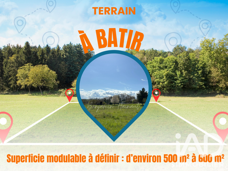 Vente Terrain à bâtir 550 m&sup2; — photo 1