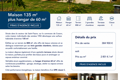 Maison 7 pièces 384900 €