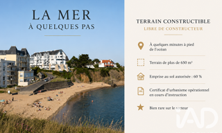 Terrain  650 m² à vendre à Clohars-Carnoët (29360)