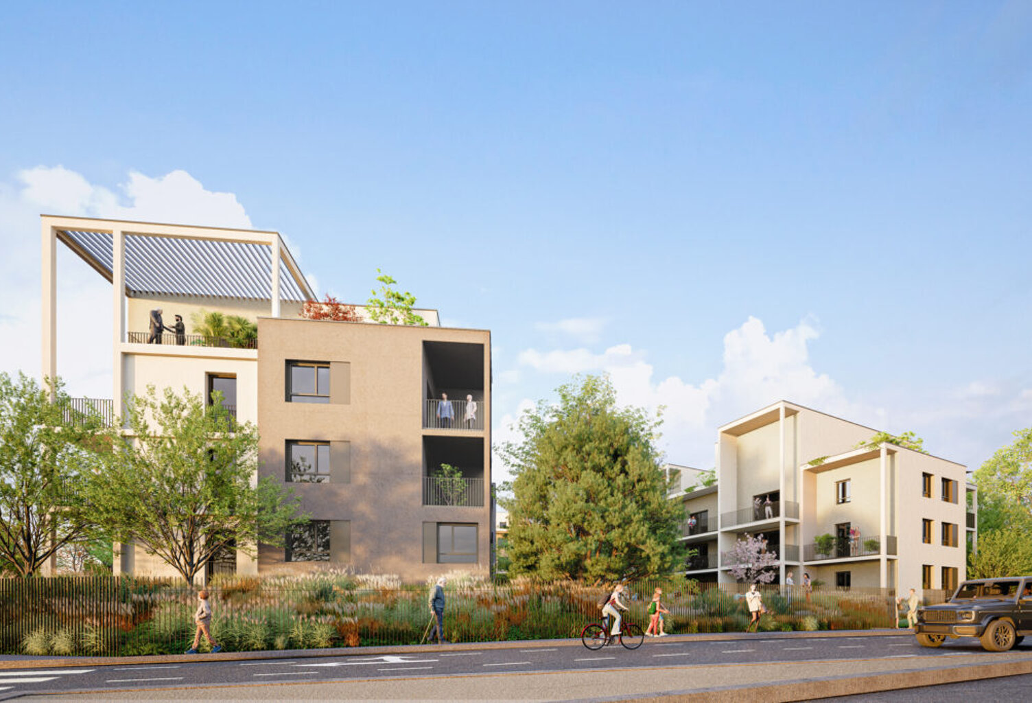 Vente programme neuf T2, T3, T4 42 à 82 m² Grigny-sur-Rhône (69520) — photo 1