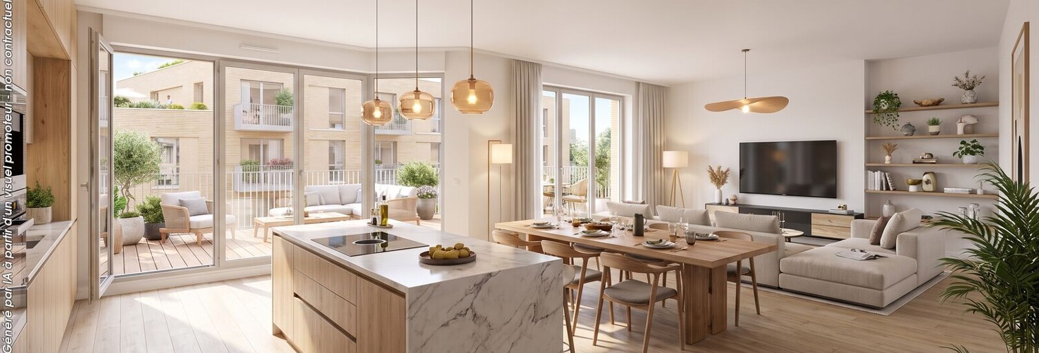 Appartement neuf T1, T2 Pièce 26 à 50 m² à vendre à Toulouse (31000)