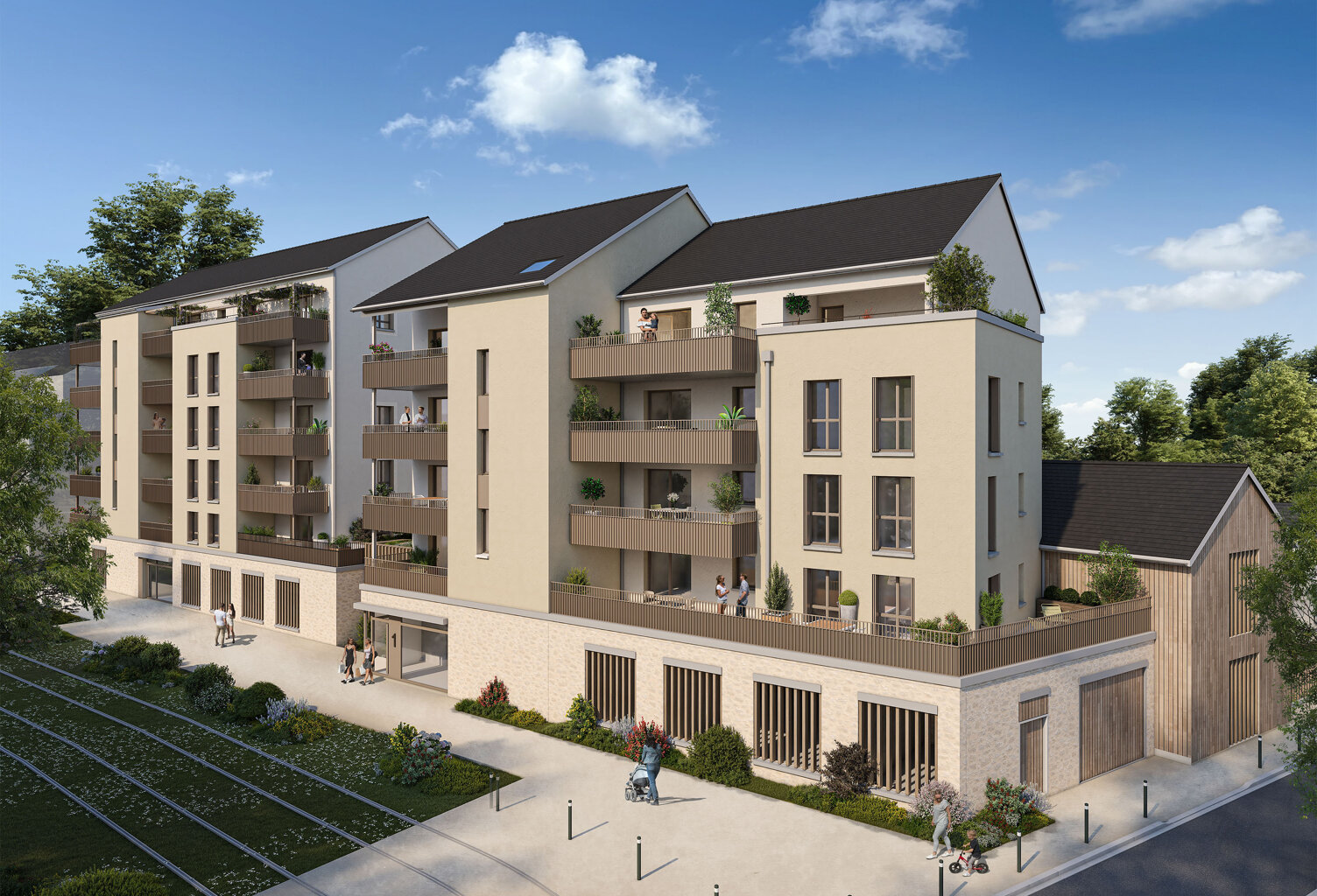 Vente programme neuf T1, T2, T3, T4 23 à 84 m² La Riche (37520) — photo 1