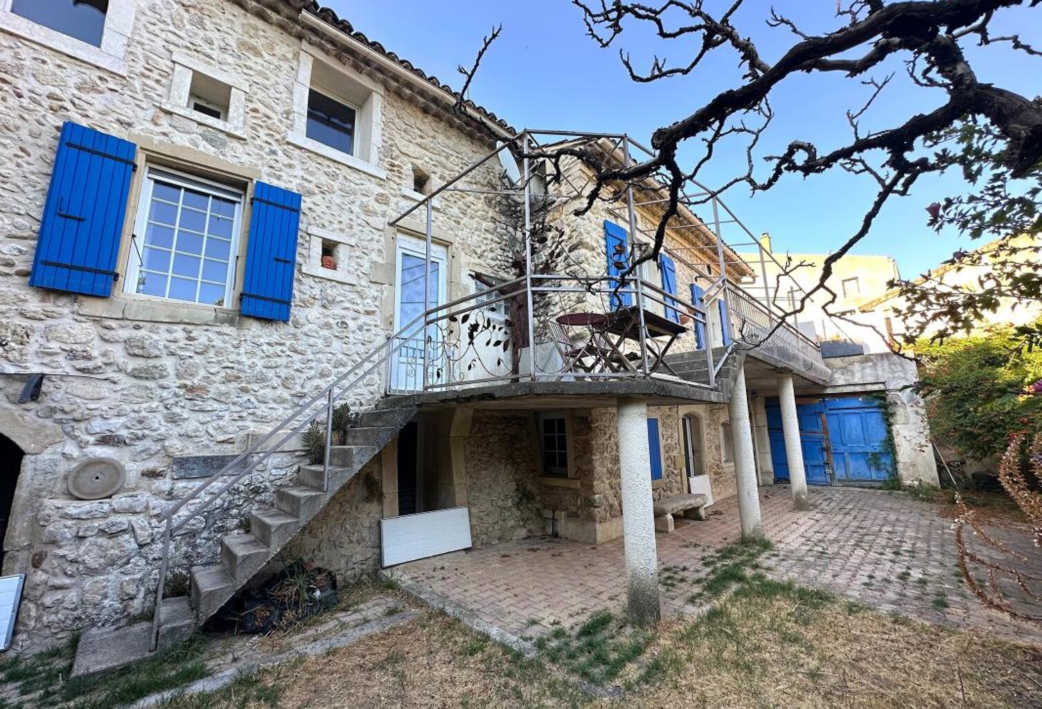 Maison en pierres avec jardin et garage en Drôme Provençale — photo 1