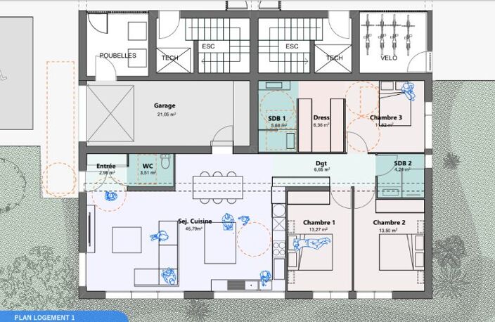 UNIQUE SUR LE SECTEUR : APPARTEMENT T4 D'EXCEPTION (114 m²) – PROXIMITÉ LAC DE CHRISTUS — photo 5
