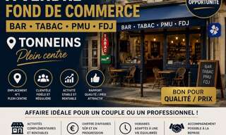 Commerce 3 Pièces 180 m² à vendre à Tonneins (47400)