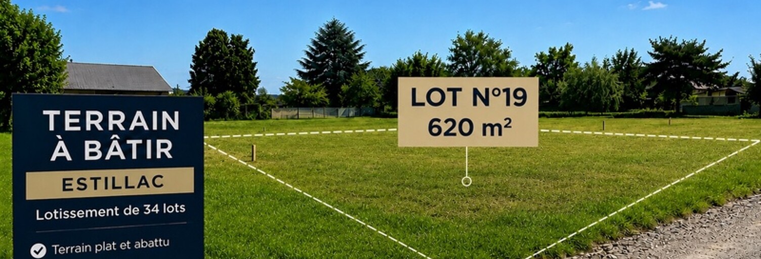 Terrain  620 m² à vendre à Estillac (47310)