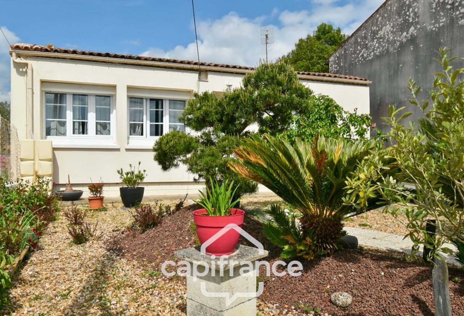 Maison à vendre de plain pied 5 pièces SAINT JEAN D'ANGELY (17) sur une parcelle de 1012m² — photo 1