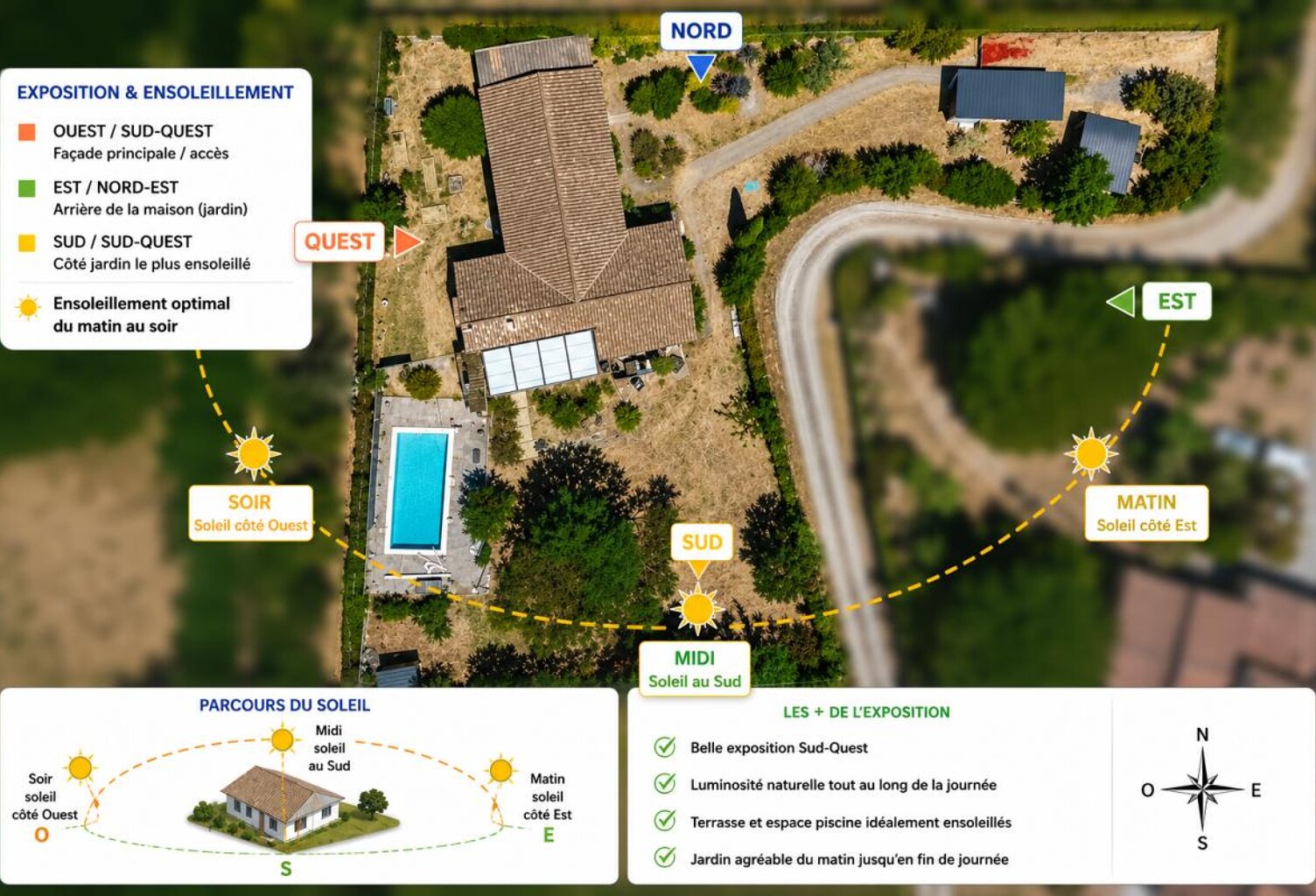 MALVES-EN-MINERVOIS - VILLA - PISCINE - 3 CHAMBRES — photo 1