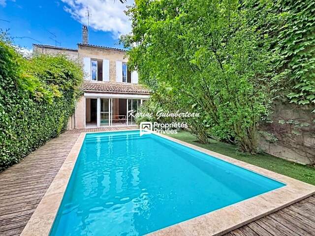 Maison bourgeoise proche Tourny avec jardin et piscine — photo du bien