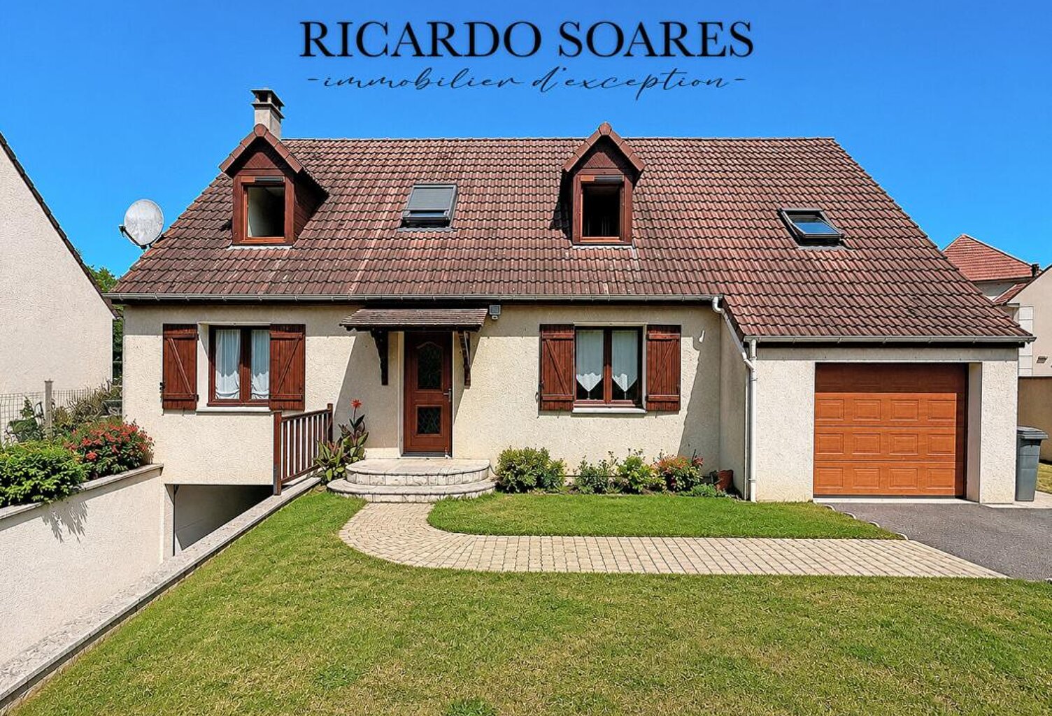 60940 ANGICOURT - MAISON FAMILIALE 149m² / 5 CHAMBRES / VERANDA 40m² / SOUS-SOL TOTAL + GARAGE / TERRAIN 673 m² — photo 1