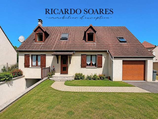 60940 ANGICOURT - MAISON FAMILIALE 149m² / 5 CHAMBRES / VERANDA 40m² / SOUS-SOL TOTAL + GARAGE / TERRAIN 673 m² — photo du bien
