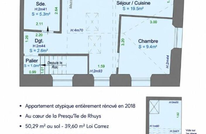 Appartement  T2 atypique esprit loft au coeur de la Presqu'île de Rhuys — photo 2