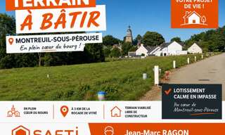 Terrain  486 m² à vendre à Montreuil-sous-Pérouse (35500)
