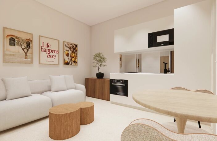 Studio rénové meublé balcon, cave, marché libération — photo 3
