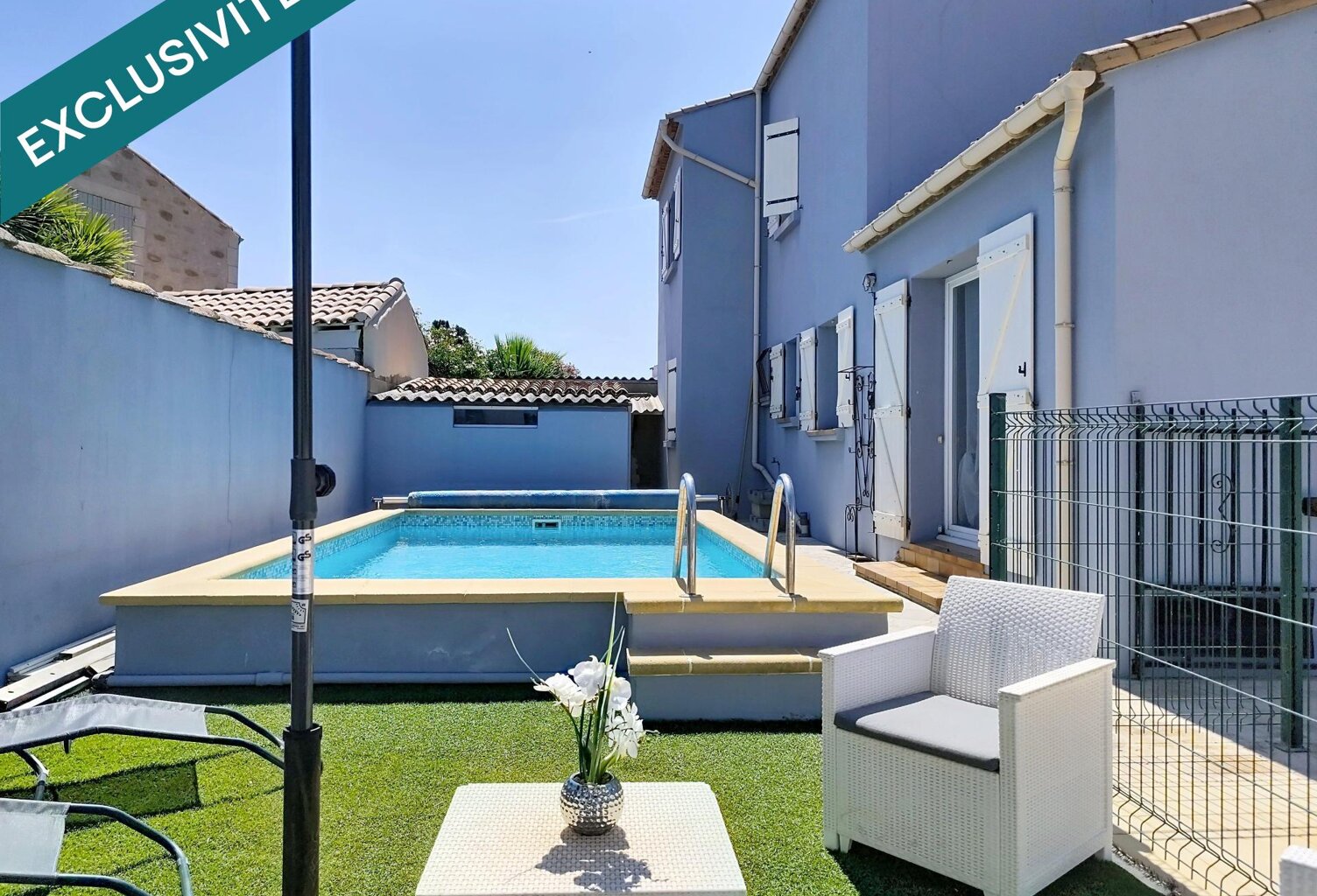MÈZE  Villa familiale 140 m² avec piscine, 4 chambres et vie de plain-pied — photo 1