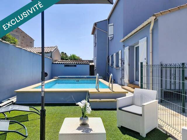 MÈZE  Villa familiale 140 m² avec piscine, 4 chambres et vie de plain-pied — photo du bien
