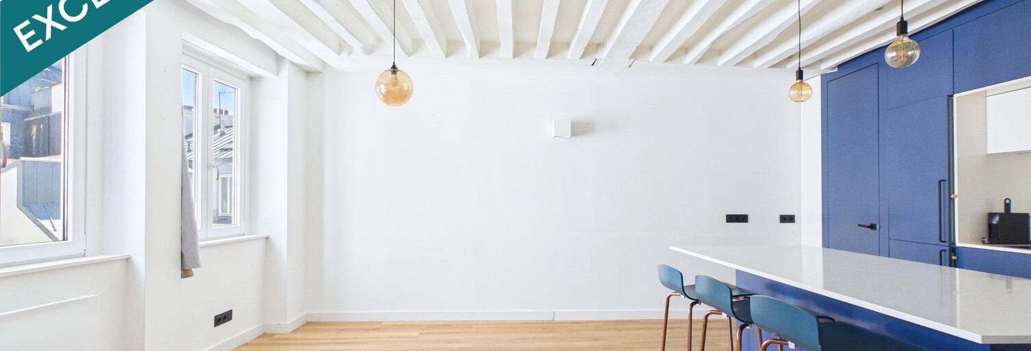 Appartement 3 Pièces 60 m² à vendre à Paris 1 (75001)