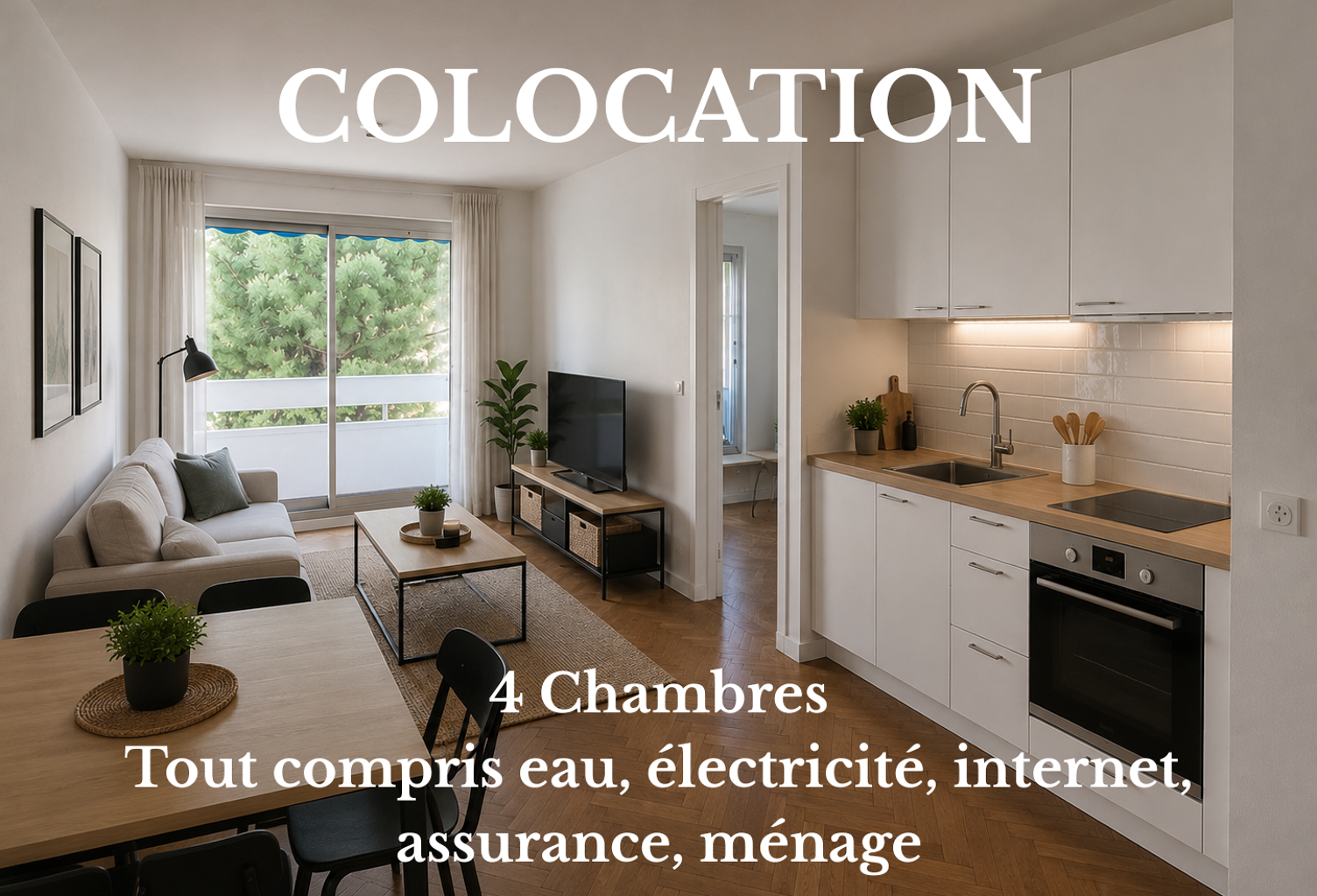 A LOUER 4 CHAMBRES EN COLIVING PREMIUM -- MARSEILLE 9ÈME | T — photo 1