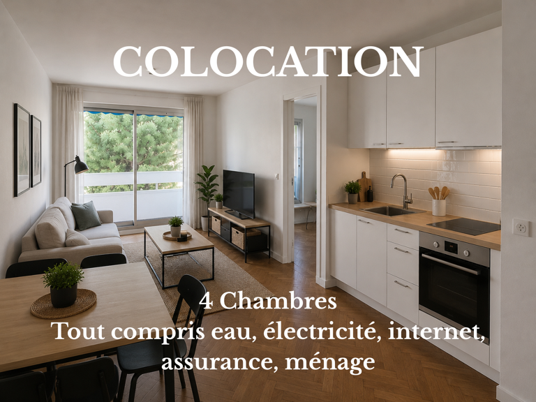 A LOUER 4 CHAMBRES EN COLIVING PREMIUM -- MARSEILLE 9ÈME | T — photo 1